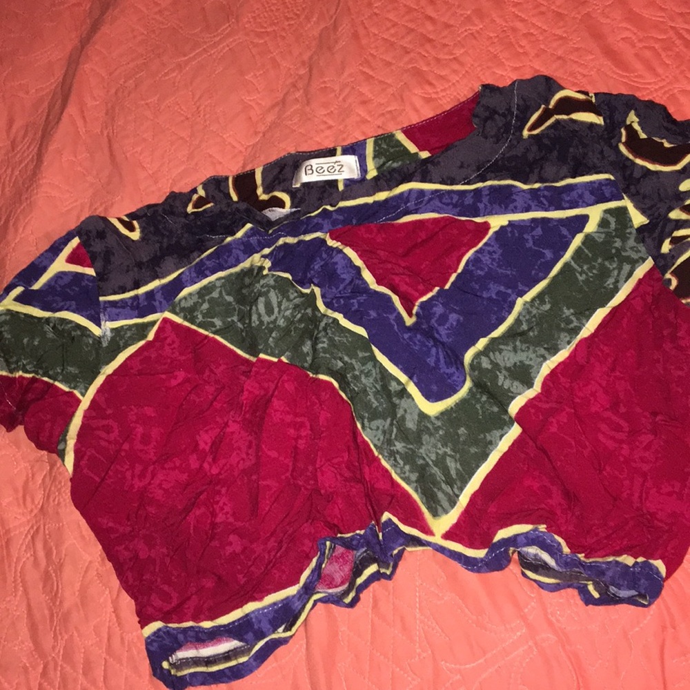 Printed Crop Top